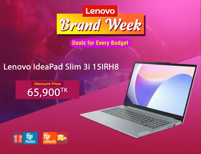 -10% OFF image image image image image ❮❯ Lenovo IdeaPad Slim 3 15IRH8 | 2024 Model | 15.6” FHD Display Laptop ( I7-13620H, 16GB, 512GB SSD, Intel )